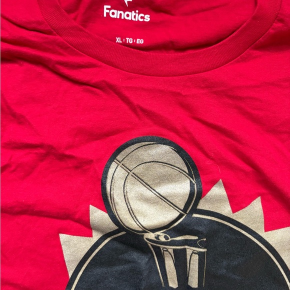 Fanatics Red Toronto Raptors Champions Tee - Picture 3 of 3
